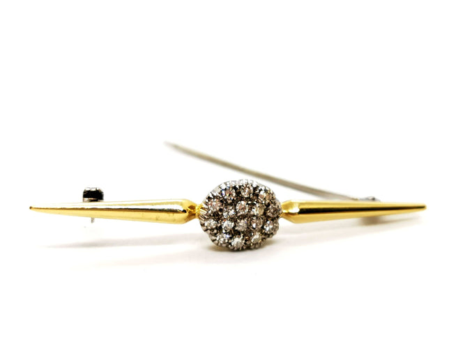 Broche Broche Vintage Or jaune Diamant 58 Facettes 1126567CN