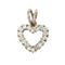 Pendentif Pendentif cœur de diamants 58 Facettes 21-836