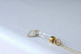 Pendentif Pendentif pied cristal de roche sur or 58 Facettes