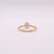 Bague Bague solitaire or jaune améthyste ovale 58 Facettes