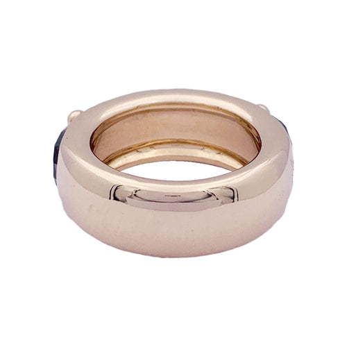 Bague 55 Bague Pomellato, "Narciso", or rose, quartz fumé. 58 Facettes 33596
