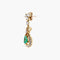 Boucles d'oreilles Or Jaune BOUCLES D’OREILLES DORMEUSES OR & TOURMALINE 58 Facettes BO/220029 RIV