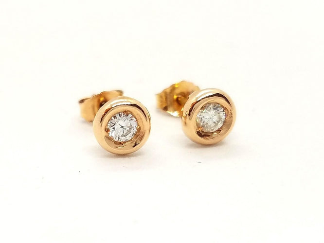 Boucles d'oreilles Boucles d'oreilles Or rose Diamant 58 Facettes 579272RV