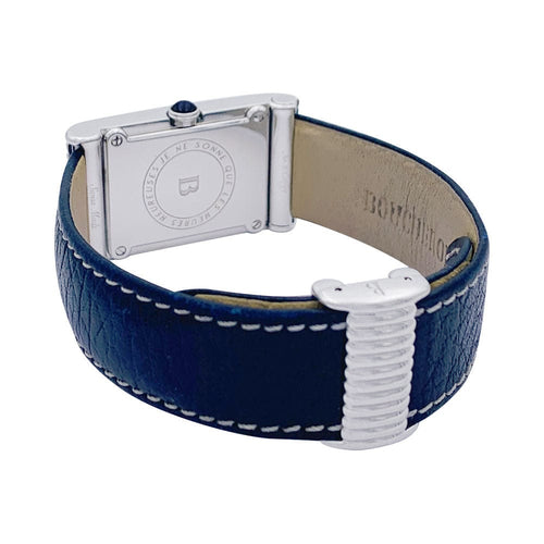 Montre Montre Boucheron, "Reflet", acier, cuir. 58 Facettes 32684