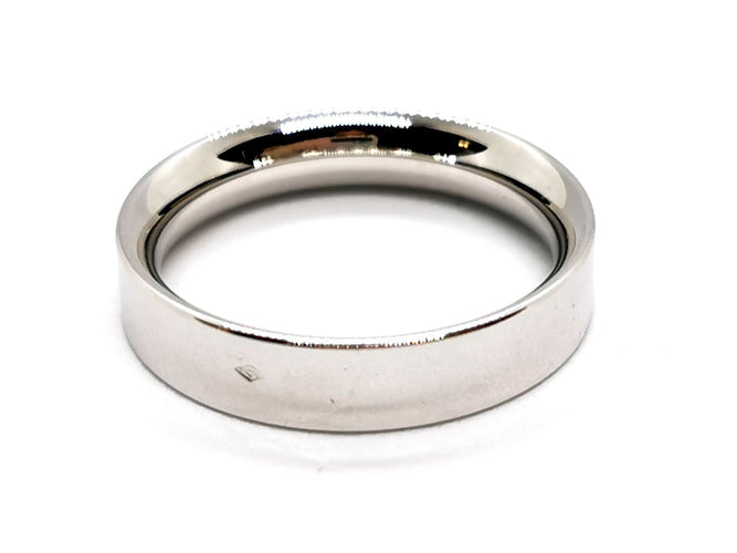 Bague 56 Bague Alliance Or blanc 58 Facettes 1137244CD