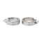 Boucles d'oreilles Boucles d'oreilles Créoles Or blanc 58 Facettes 2687281CN