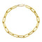 Bracelet Bracelet or jaune maille forçat allongée. 58 Facettes 31120