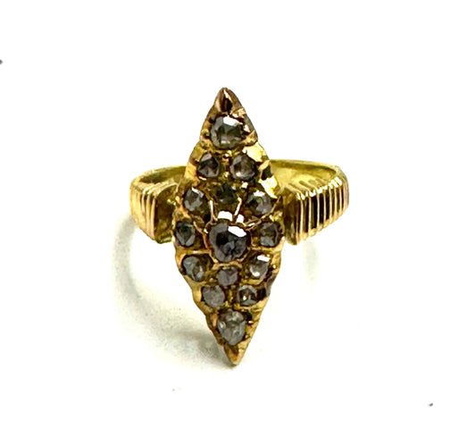 Bague 54 Bague "Figaro" Empire austro-hongrois 58 Facettes