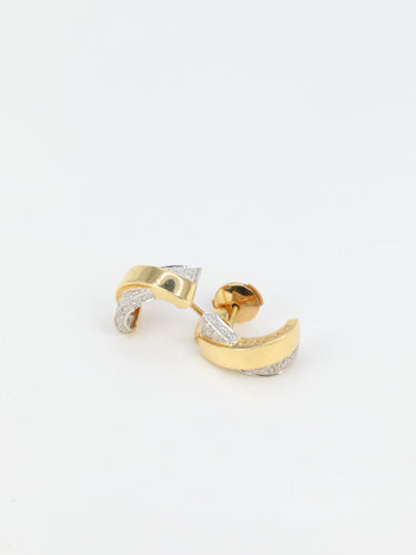 Boucles d'oreilles Boucles d’oreilles BALMAIN vintage deux ors 58 Facettes 691
