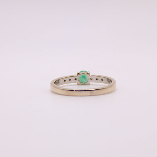 Bague MAUBOUSSIN - bague émeraude, diamants 58 Facettes