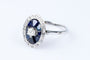 Bague Bague diamant saphir or blanc 58 Facettes BG250736-18