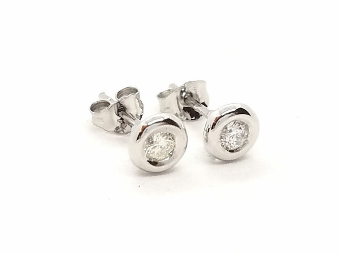 Boucles d'oreilles Boucles d'oreilles Or blanc Diamant 58 Facettes 579260RV