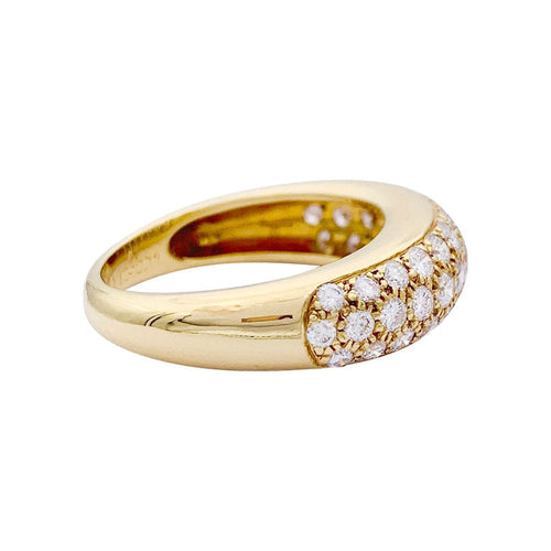 Bague 51 Bague Cartier, "Mimi", or jaune, diamants. 58 Facettes 33054