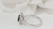 Bague 53 Bague Marguerite En Or Blanc, Saphir Et Diamants 58 Facettes 31757