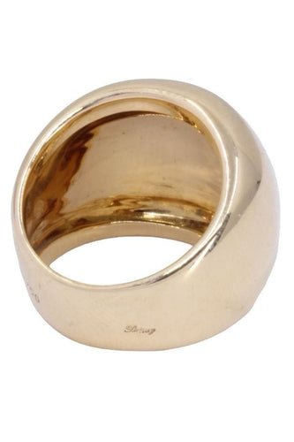 Bague 54 POIRAY - BAGUE JONC 58 Facettes 080231