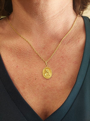 Pendentif MÉDAILLE ANCIENNE ANGE RAPHAËL 58 Facettes 066891
