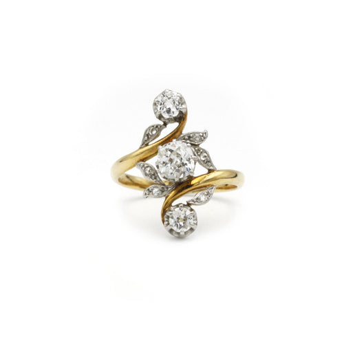 Bague Bague Or Platine & Diamants 58 Facettes 230254R
