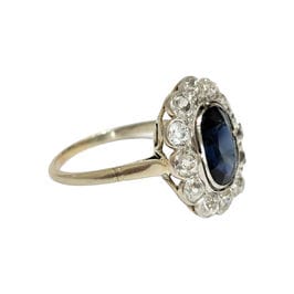 Bague 56.5 Bague Pompadour Saphir et Diamants 58 Facettes 1CA265/1