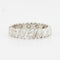 Bague 60 Alliance tour complet Or blanc Diamants 58 Facettes RÉF 12023/17