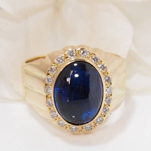 Bague 66 Chevalière en or jaune diamants 58 Facettes 32196