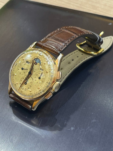Montre Montre vintage Universal Genève Tri-Compax 58 Facettes