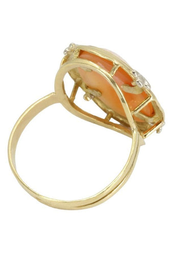 BAGUE ANCIENNE CAMÉE 58 Facettes 054381