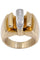 Bague Bague tank, diamants 58 Facettes 063991