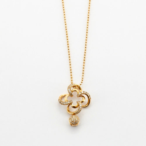 Collier Collier Or jaune Diamants 58 Facettes