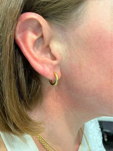 Boucles d'oreilles CRÉOLES MODERNES 58 Facettes 060851