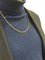 Collier CHAINE MAILLE FIGARO ALTERNÉE 58 Facettes 045261