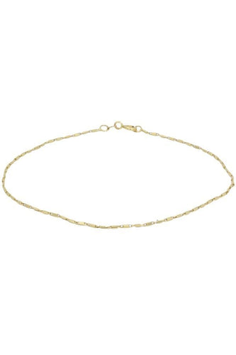 Bracelet CHAINE DE CHEVILLE MAILLE FANTAISIE 58 Facettes 053331