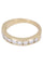 Bague 58 DEMI-ALLIANCE OR JAUNE DIAMANTS 58 Facettes 078121
