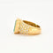 Bague 51.5 Bague or jaune Emeraude Colombie Diamants 58 Facettes