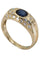 Bague 49 BAGUE MODERNE SAPHIR ET DIAMANTS 58 Facettes 048081