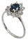 Bague 57 BAGUE MARGUERITE SAPHIR ET DIAMANTS 58 Facettes 048931