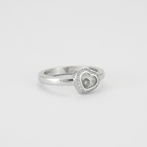 Bague 52 CHOPARD - Bague Coeur Happy diamonds 58 Facettes 8419