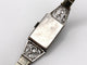 Montre Montre Art Déco platine & or blanc, diamants 2.44 cts 58 Facettes 07/07 - 16
