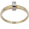 Bague Solitaire, 2 ors, diamants 58 Facettes 063631