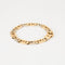 Bracelet Bracelet en Or jaune & Gris 58 Facettes EL3