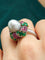Bague Bague Mauboussin Perle fine, émeraude et rubis 58 Facettes HS2581