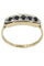 Bague BAGUE JARRETIERE SAPHIRS ANCIENNE 58 Facettes 042861