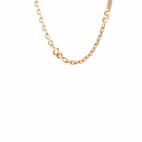 Collier Collier Maillons rectangulaires Perles 58 Facettes