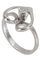 Bague BAGUE MODERNE CŒUR ET DIAMANT 58 Facettes 048431