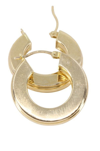 Boucles d'oreilles CRÉOLES MODERNE 58 Facettes 067001