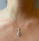 Collier Pendentif diamants et chaine époque Art Déco 58 Facettes