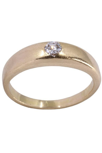 Bague BAGUE JONC ANGLAIS DIAMANTS 58 Facettes 077771