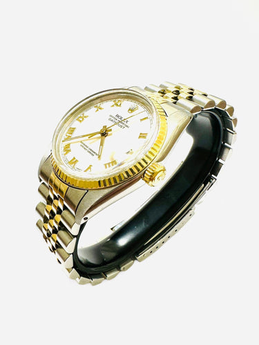 Montre ROLEX. Montre Oyster Perpetual Datejust 58 Facettes