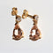 Boucles d'oreilles Boucles d'oreilles morganites et diamants 58 Facettes 475