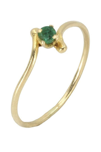 Bague BAGUE MODERNE ÉMERAUDE 58 Facettes 052691
