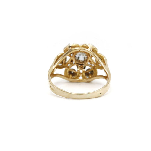Bague 57 Bague en Or, Platine & Diamants 58 Facettes 230150R